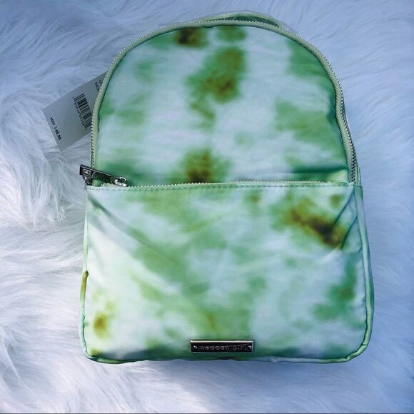 Madden Girl MG-6200 Green Tie Dye Mini Backpack Silver‎ Hardware NWT main image 4